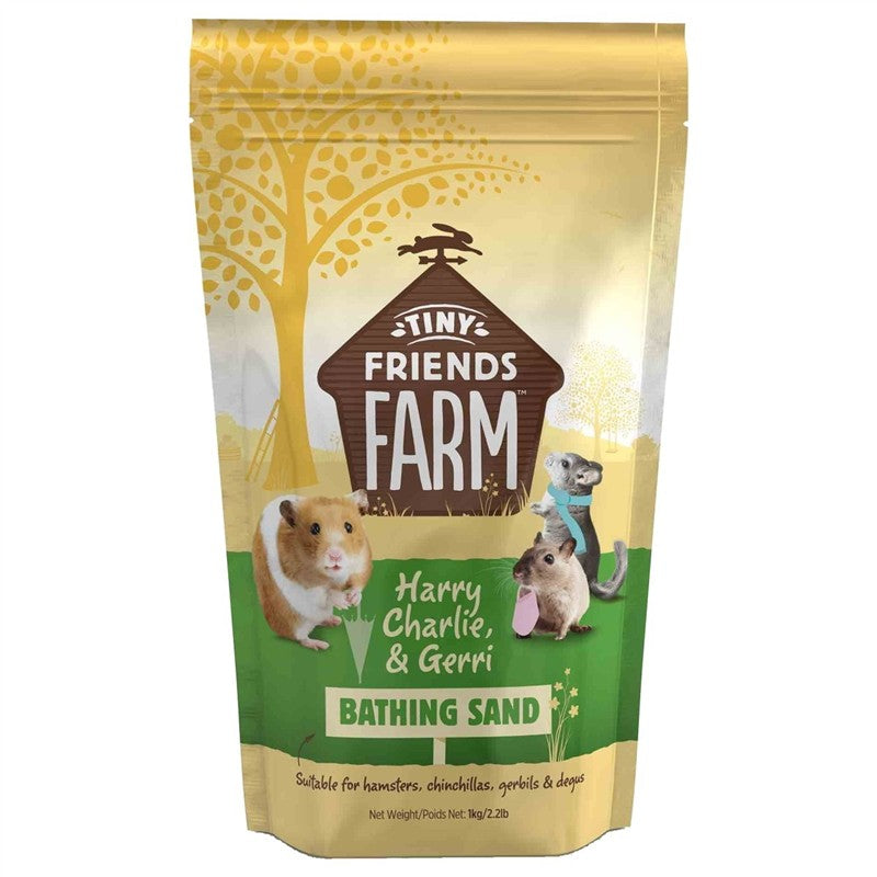 Supreme Tff CHARLIE,HARRY&amp;GERI Bathing Sand 1kg (Small Animal) 