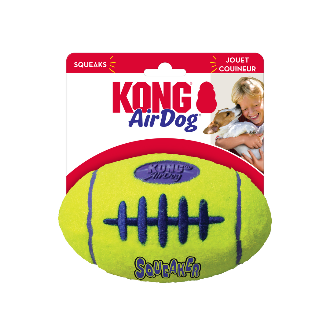 KONG Airdog Rugby Ball Large, in packaging