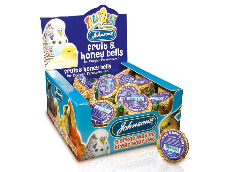 Johnsons Vet Budgie &amp; Parakeet Fruit &amp; Honey Bell (Bird)