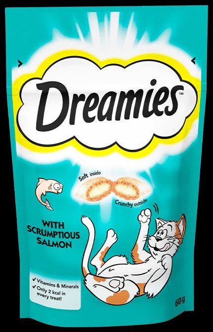 Dreamies Cat Treats Salmon 60g