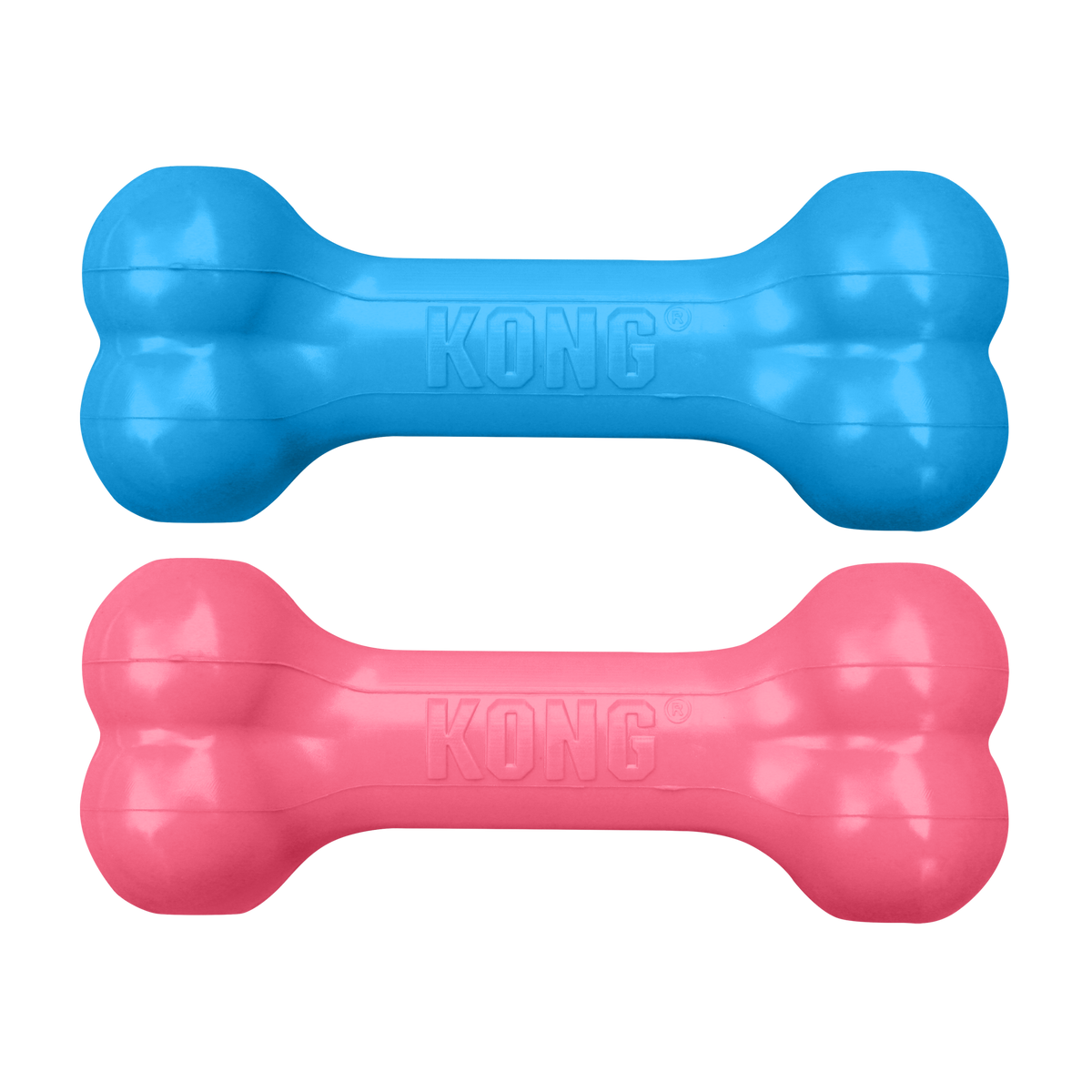 KONG Puppy Goodie Bone Small Pink/Blue Dog Chew Toy