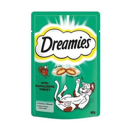 Dreamies Cat Treats Turkey 60g