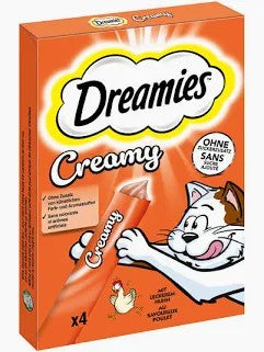Dreamies Creamy Cat Treats with Chicken 40g