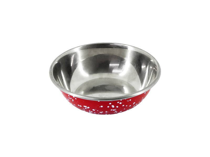 Cheeko Granite Red Stainless Steel Bowl 350ml (Dog) 