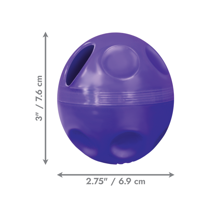 KONG Active Treat Dispensing Ball Cat, dimensions