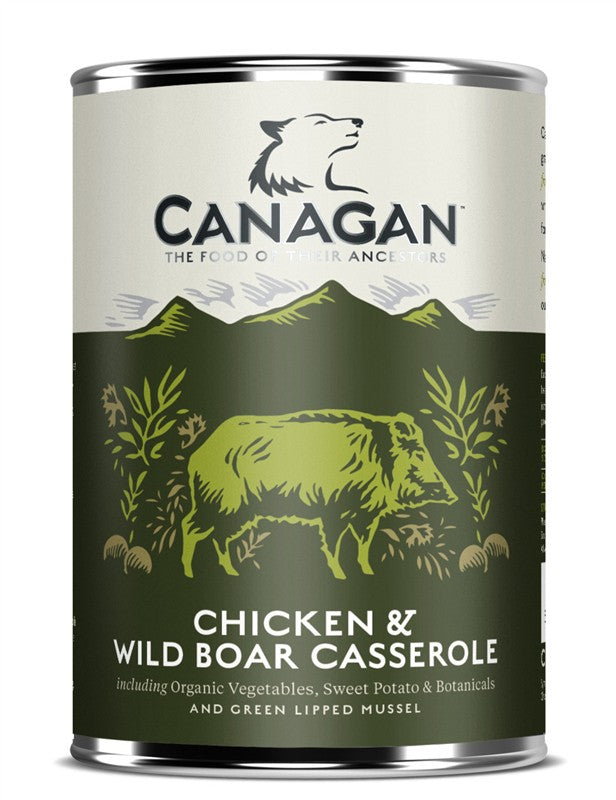 Canagan Can - Chicken &amp; Wild Boar Casserole For Dogs 400g