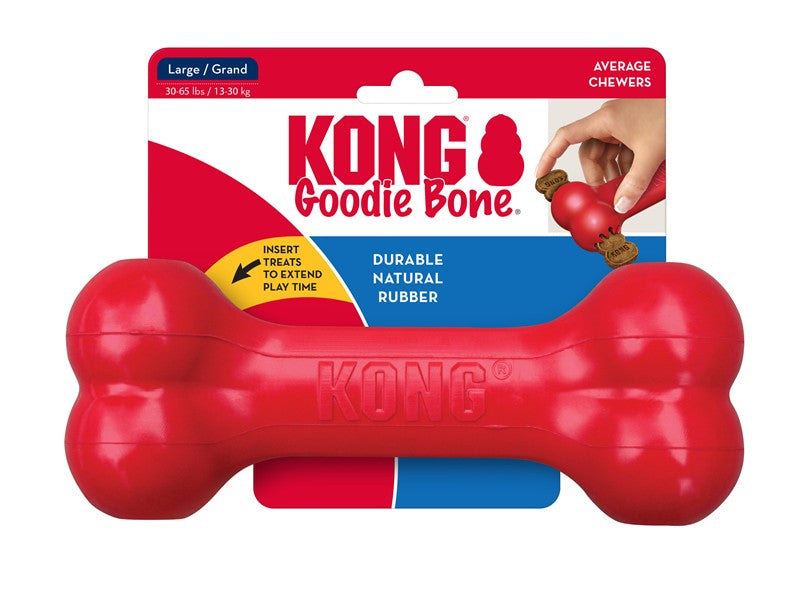 KONG Goodie Bone Large Red Dog Chew Toy