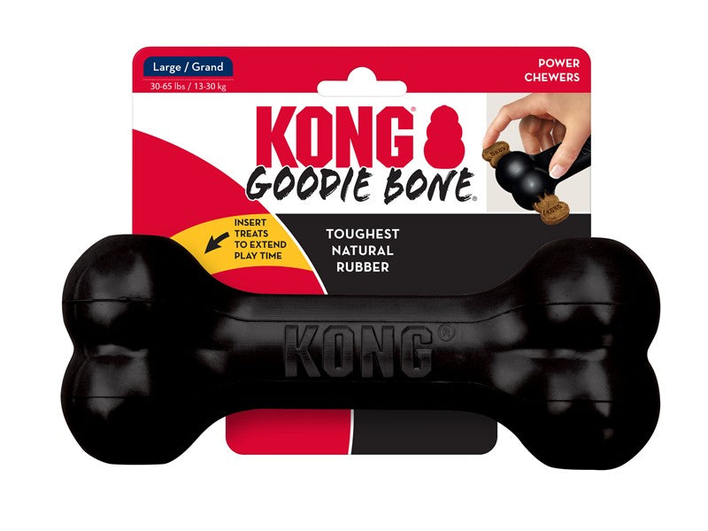 KONG Goodie Bone Extreme Large Black Dog Chew Toy
