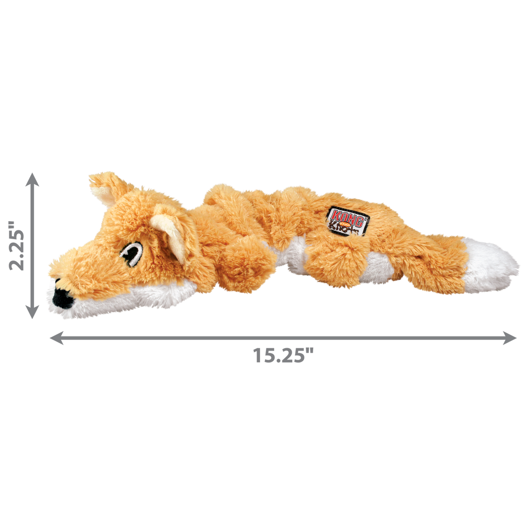 KONG Scrunch Knots Fox Medium/Large, dimensions