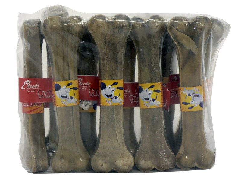 PlaqueBusters rawhide knuckle bone dog chew 20cm