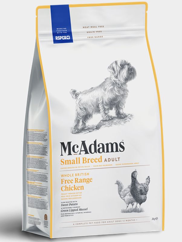 McAdams Small Breed Adult Free Range Chicken 2kg