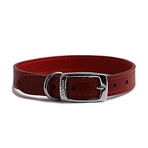 Ancol Sewn Lined Collar Red 41cm Size 3 (Dog) 