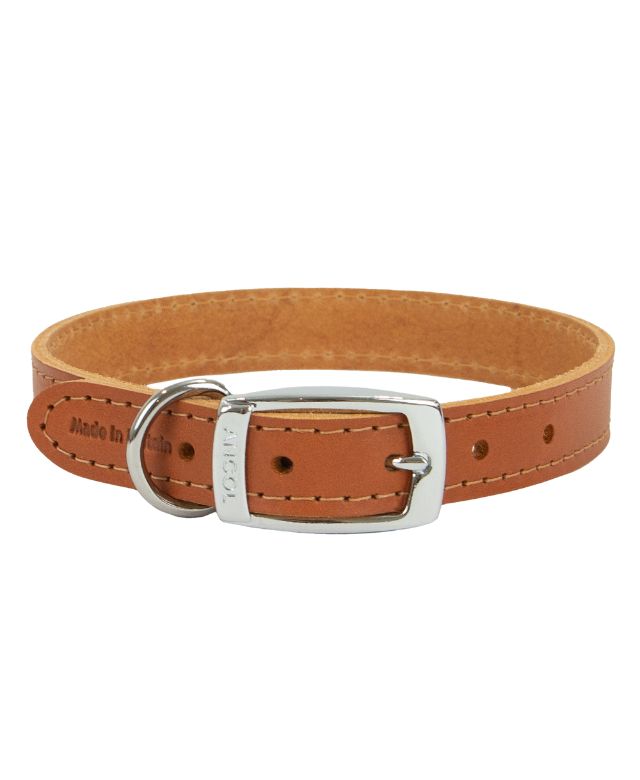 Ancol Sewn Lined Collar Tan 30cm Size 1 (Dog) 