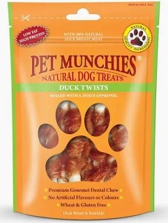 Pet Munchies Duck Twists 80g (Dog) 