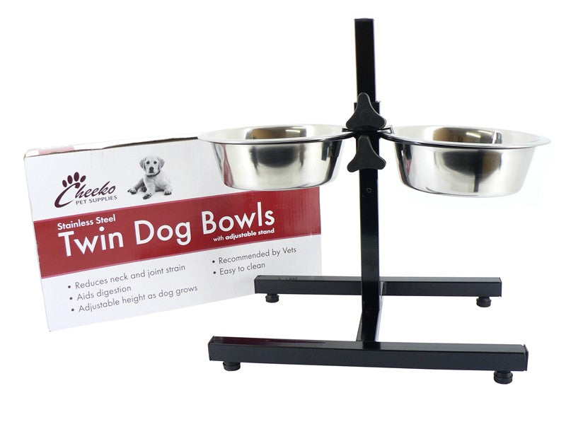 Cheeko S/Steel Adjust Diner 2X1.7L 22cm (Dog) 