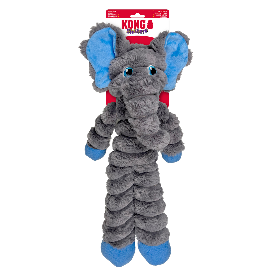 KONG Shakers Crumples Elephant Extra Large, in packaging