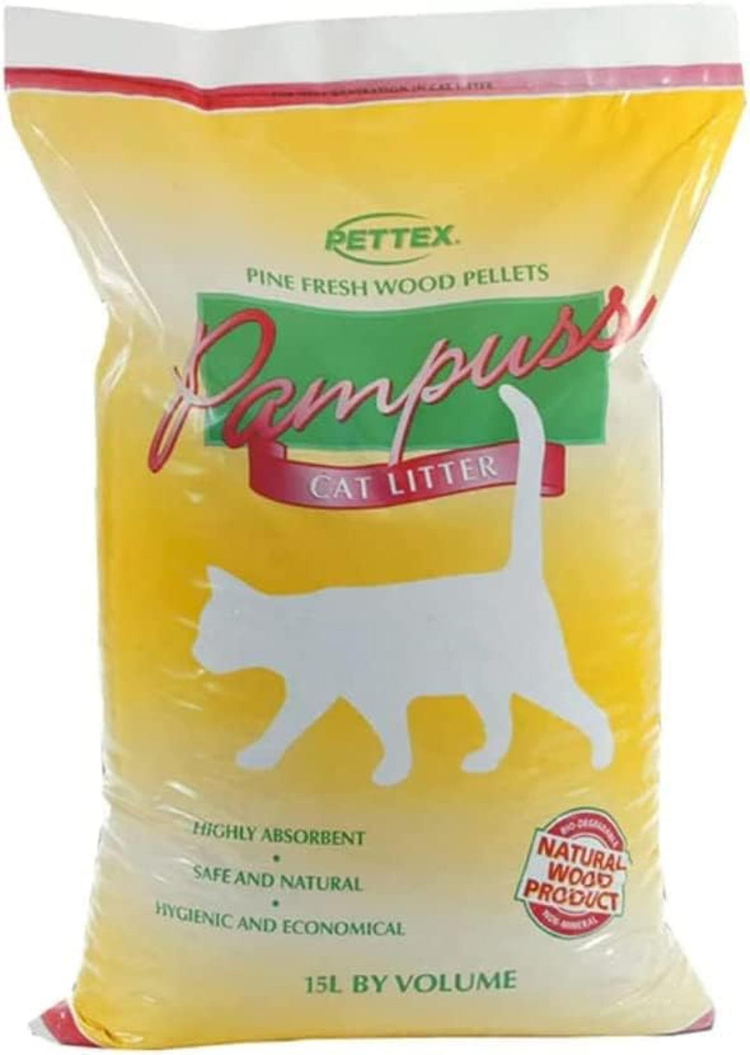 Pettex Pampuss Wood Cat Litter 15 Litre