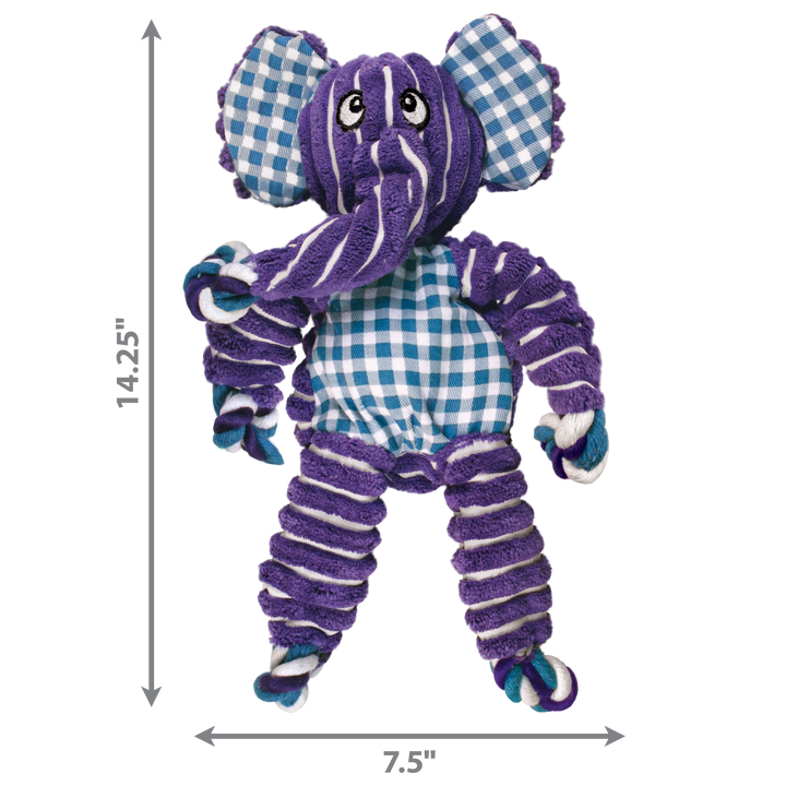 KONG Floppy Knots Elephant Medium/Large, dimensions