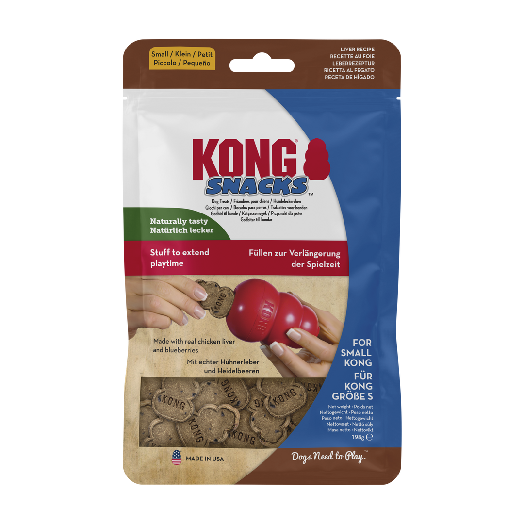 KONG Snacks Mini Liver, in packaging