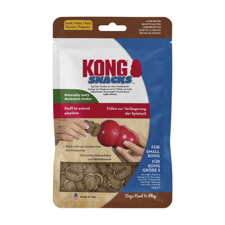KONG Snacks Mini Liver, in packaging