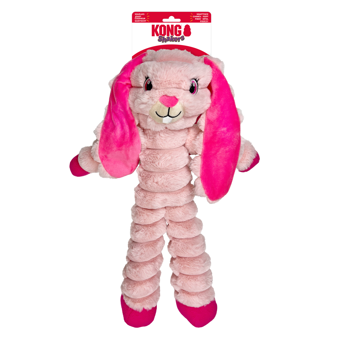 KONG Shakers Crumples Bunny Extra Large, in packaging