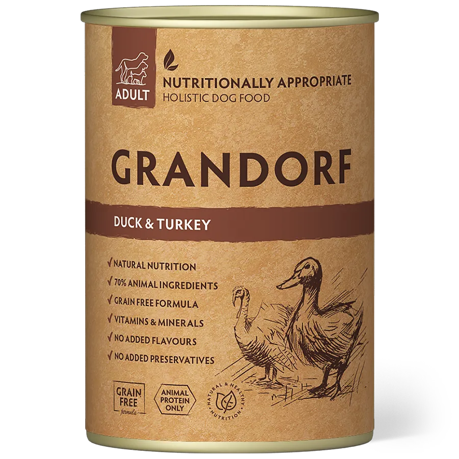 Grandorf Adult Duck and Turkey 400g Tin