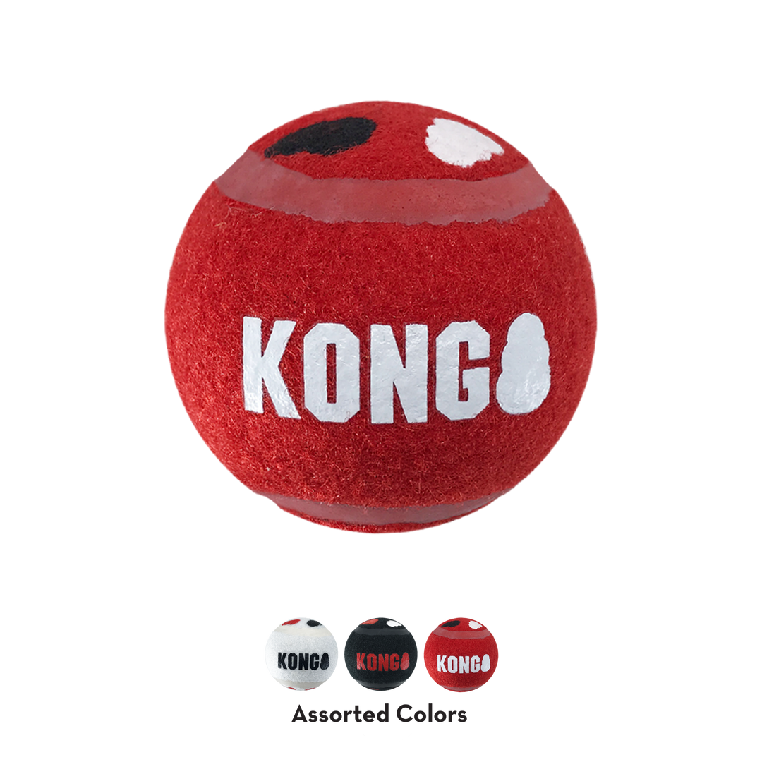KONG Signature Sports Balls 2 pack Large, assorted colours