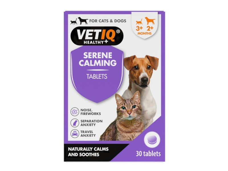 Vetiq Serene Calming Tablets 30 (Dog) 