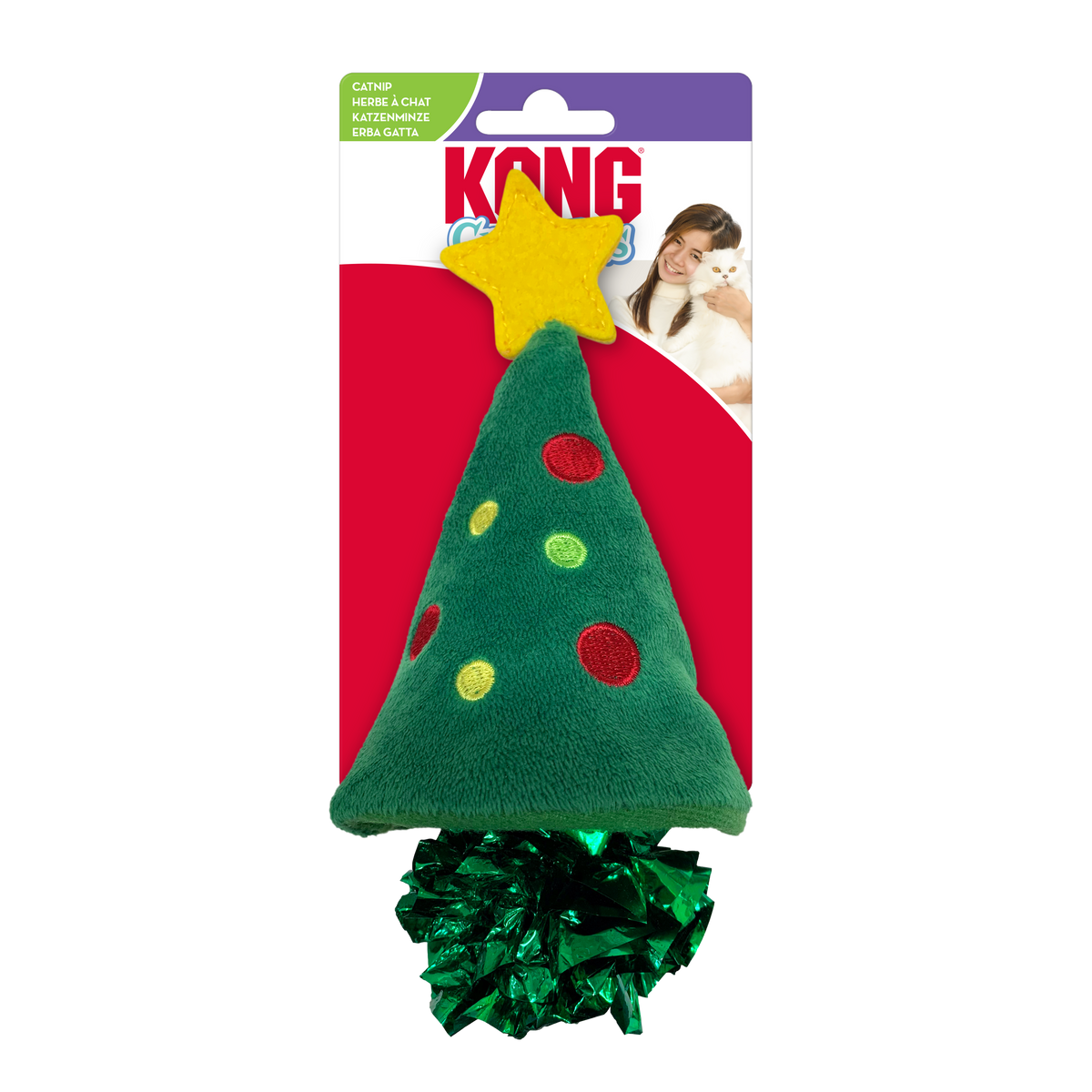 KONG Crackles Christmas Holiday Tree