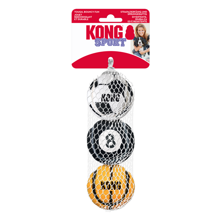 KONG Sports Ball Medium 3PACK, in packaging