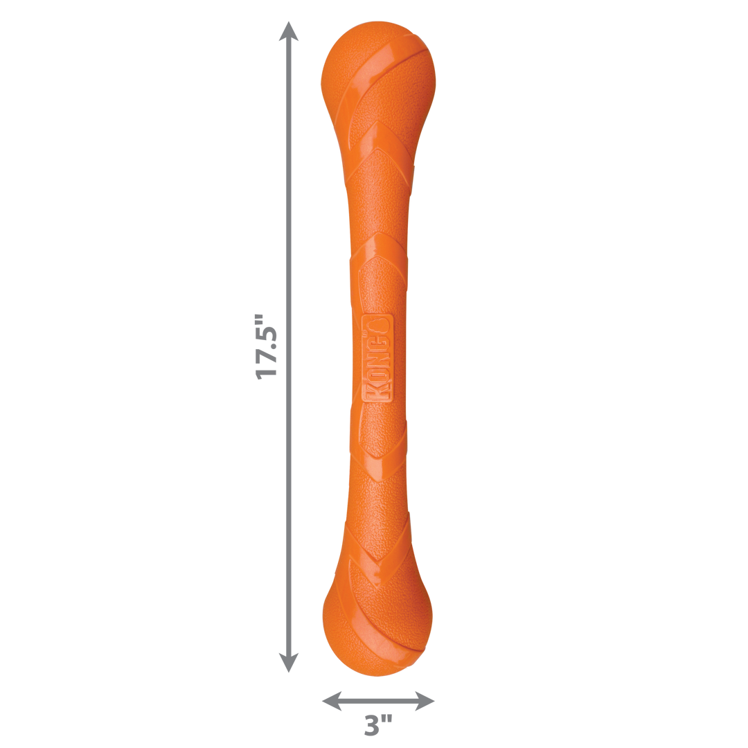 KONG Squeakstix Large Dog Toy, dimensions