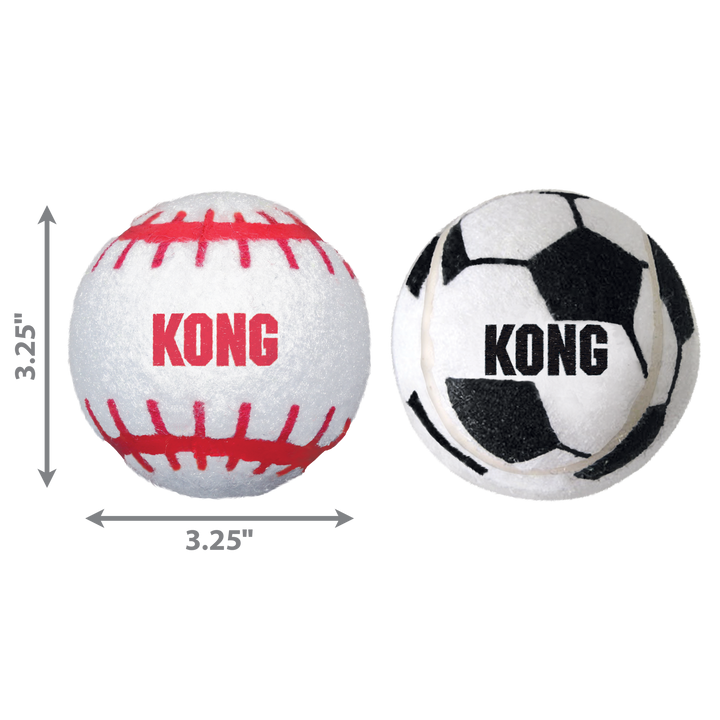 KONG Sports Ball Large 2PACK, dimensions