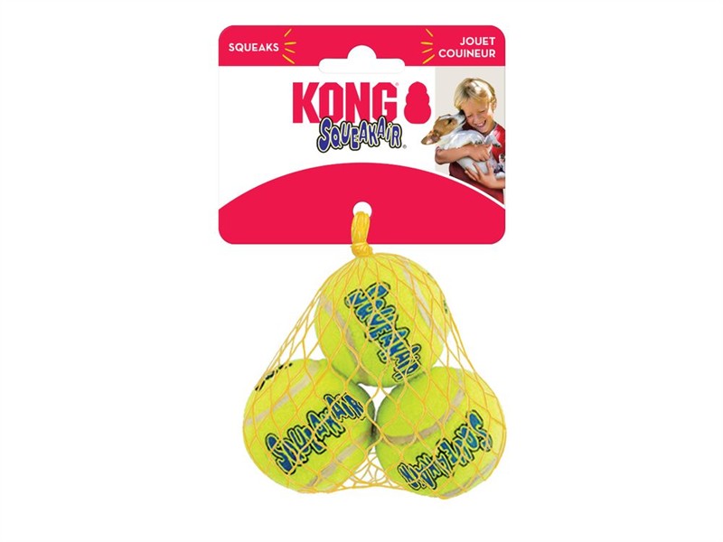 KONG Air Sq Tennis Ball Small (NETX3 (Dog) 