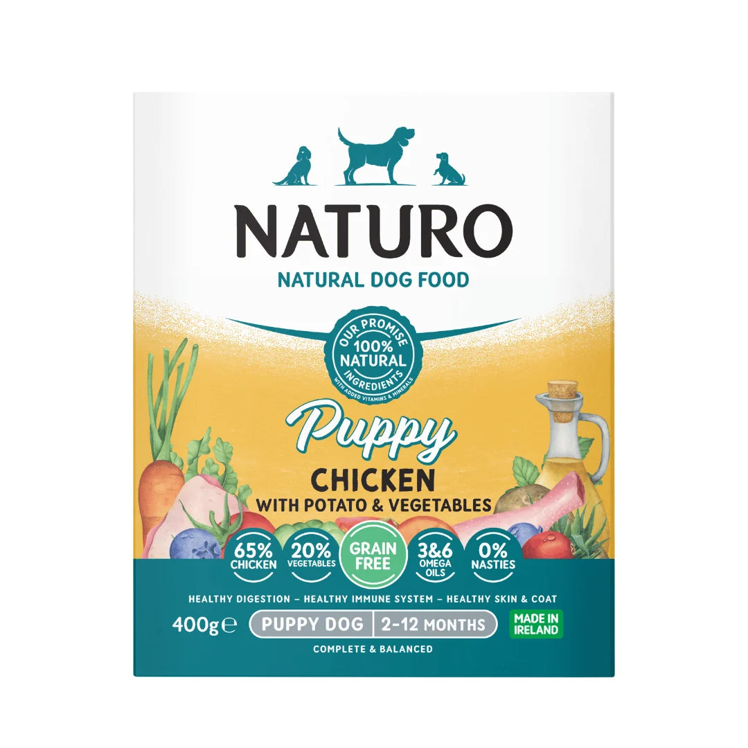 Naturo Grain Free Puppy chicken &amp; Veg 400g
