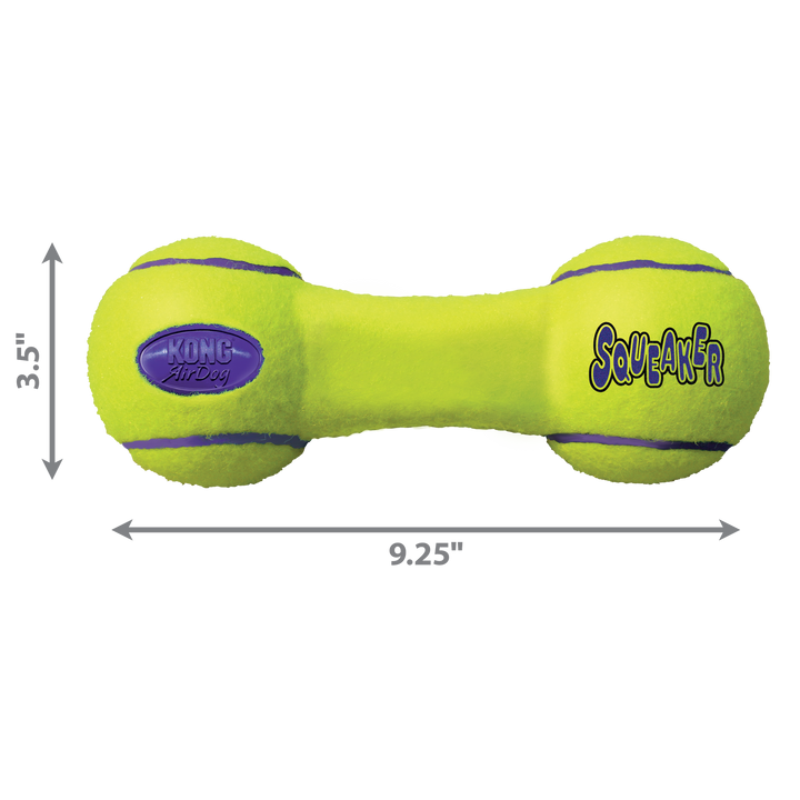 KONG Airdog Dumbbell Large Dog Toy, dimensions