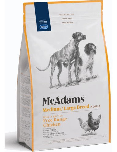McAdams Medium/Large Breed Free Range Chicken 2kg
