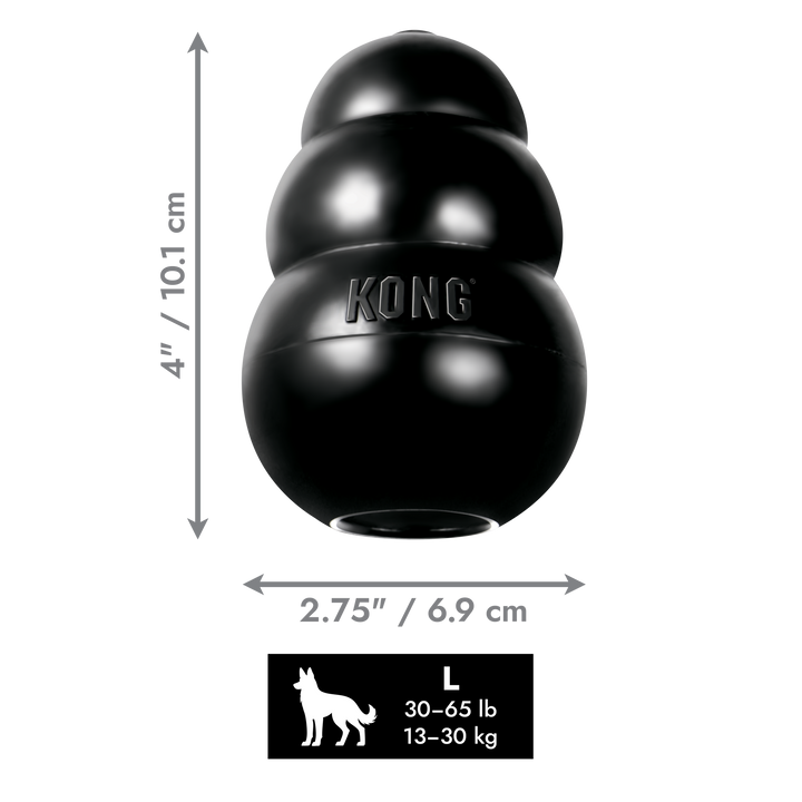 KONG Extreme Toy Black Large, dimensions