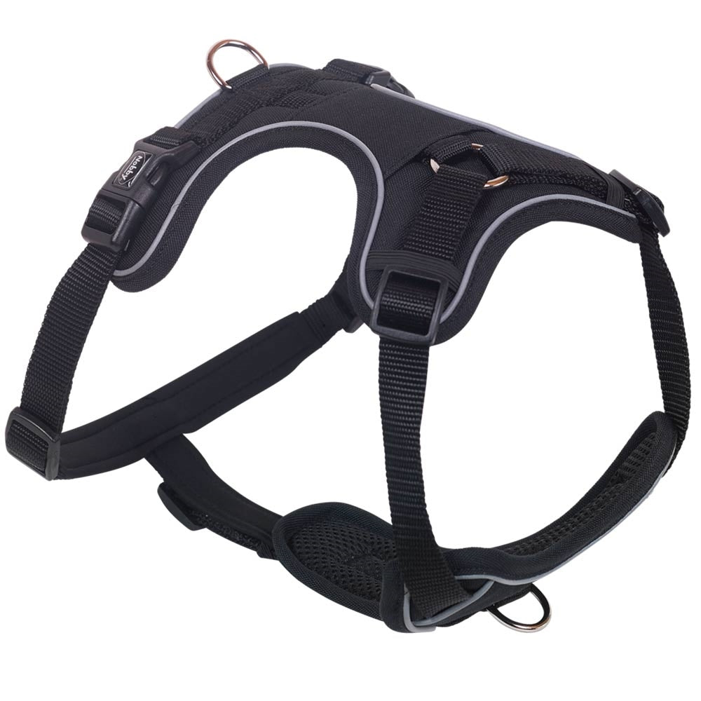 Nobby Comfort Harness Mailo black S chest 23-35 cm waist 40-55 cm w 15 mm