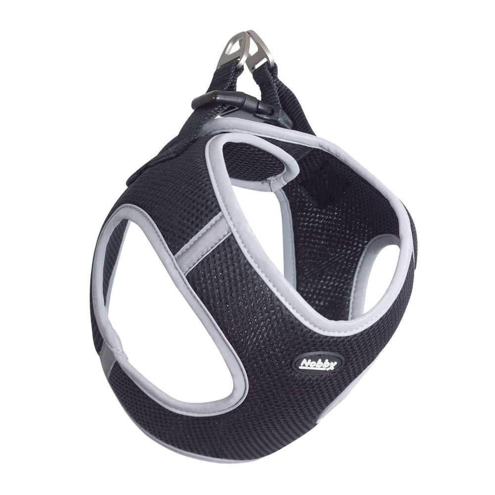Nobby Mesh Harness Delight black S chest 35-40 cm waist 40-45 cm 15 mm