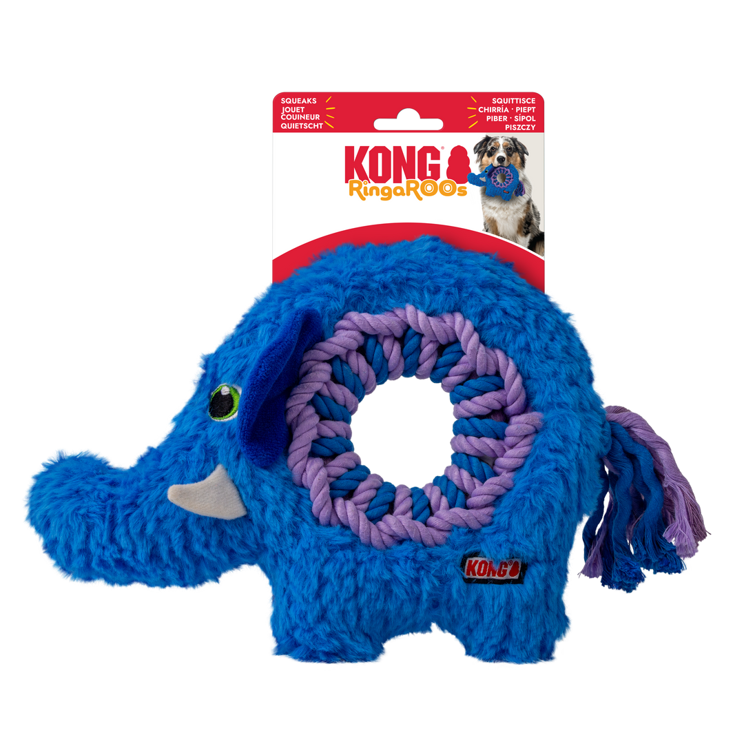 KONG Ringaroos Elephant Medium, in packaging