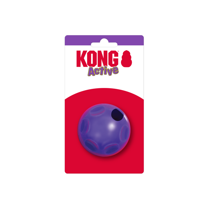 KONG Active Treat Dispensing Ball Cat, in packaging