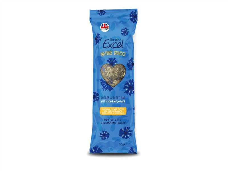 Excel Nature Snacks Forage &amp; Feast Bar W Cornflour
