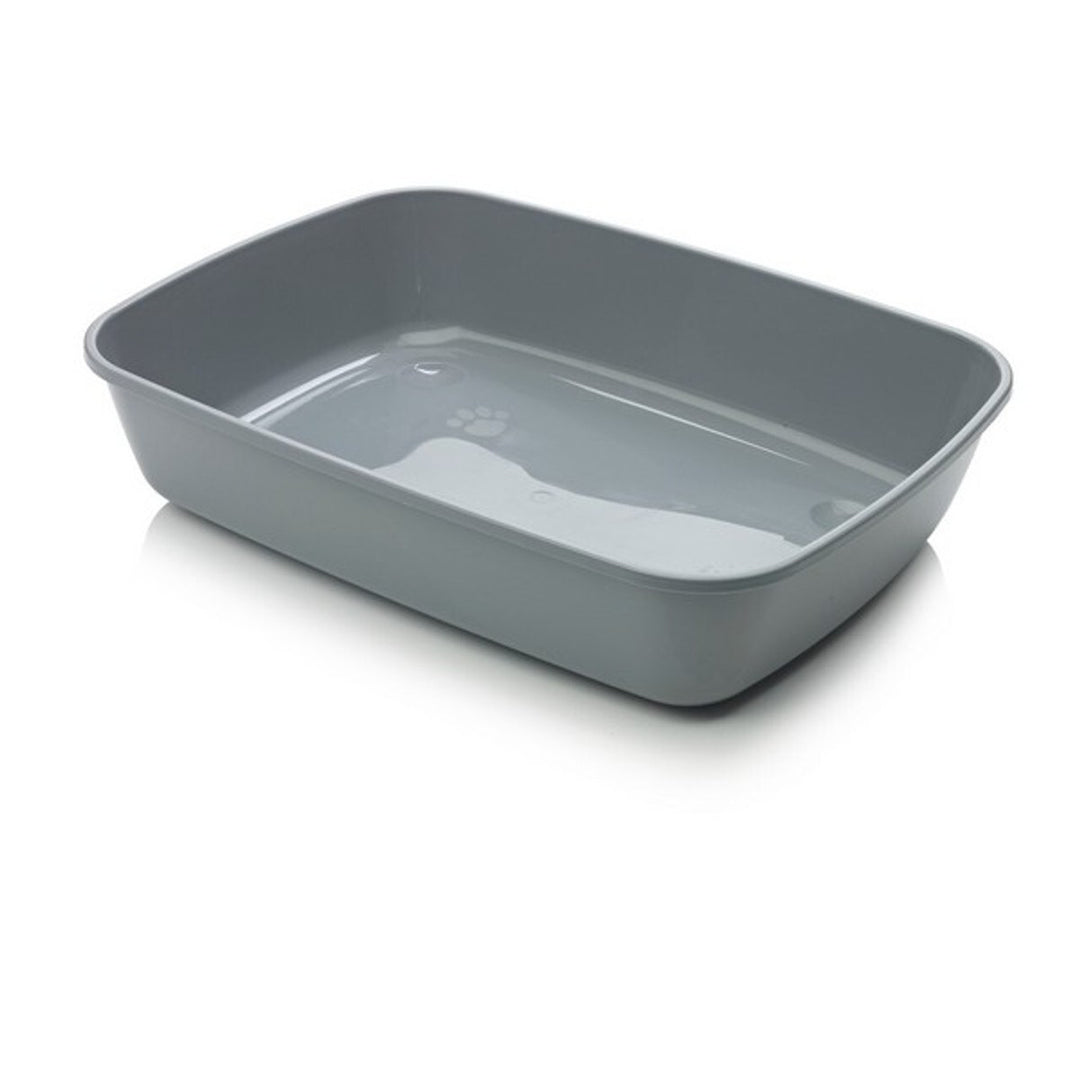 Savic Iriz Cat Litter Tray Cool Grey 50cm