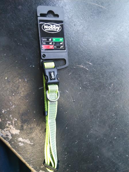 Nobby Collar FULL REFLECT yellow S-M L 30-45 cm W 15 mm