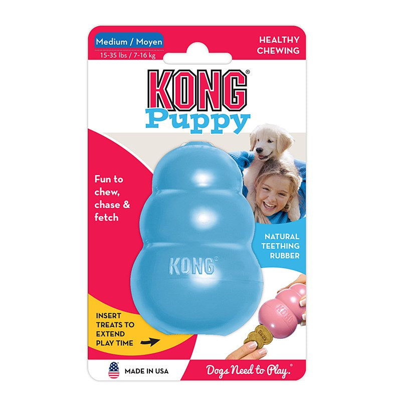 KONG Puppy Medium Pink/Blue