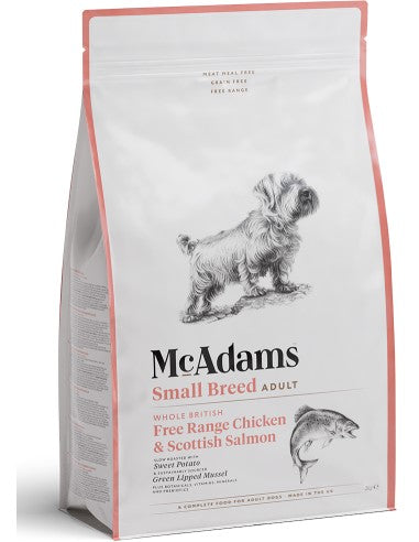 McAdams Small Breed Free Range Chicken With Scottish Salmon 2kg