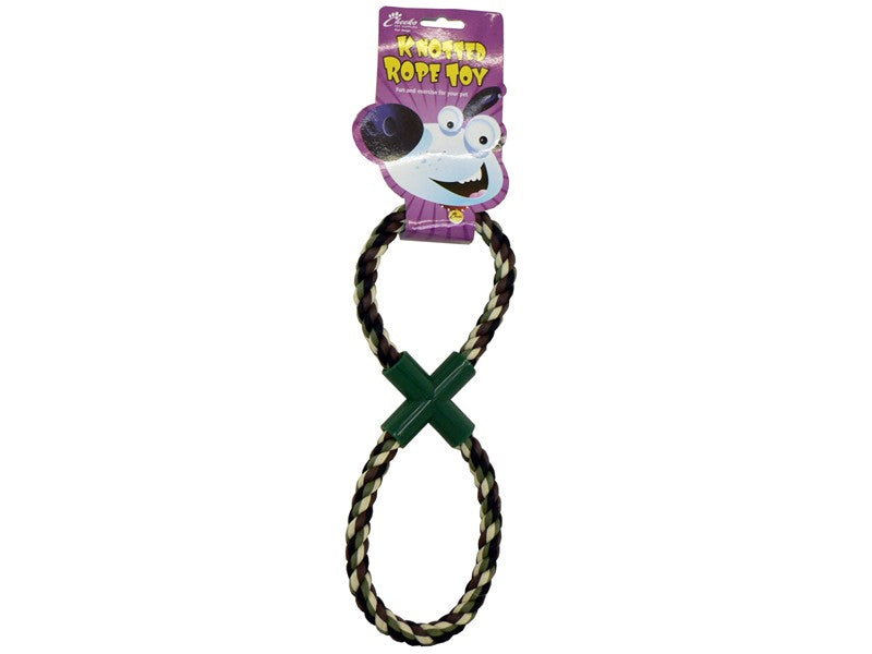 Cheeko Figure 8 Rope Tugger 26cm (Dog) 