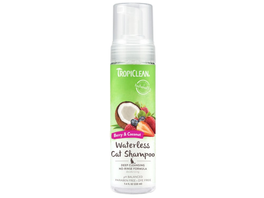 Tropiclean Waterless Cat Shampoo No Rinse 220ml