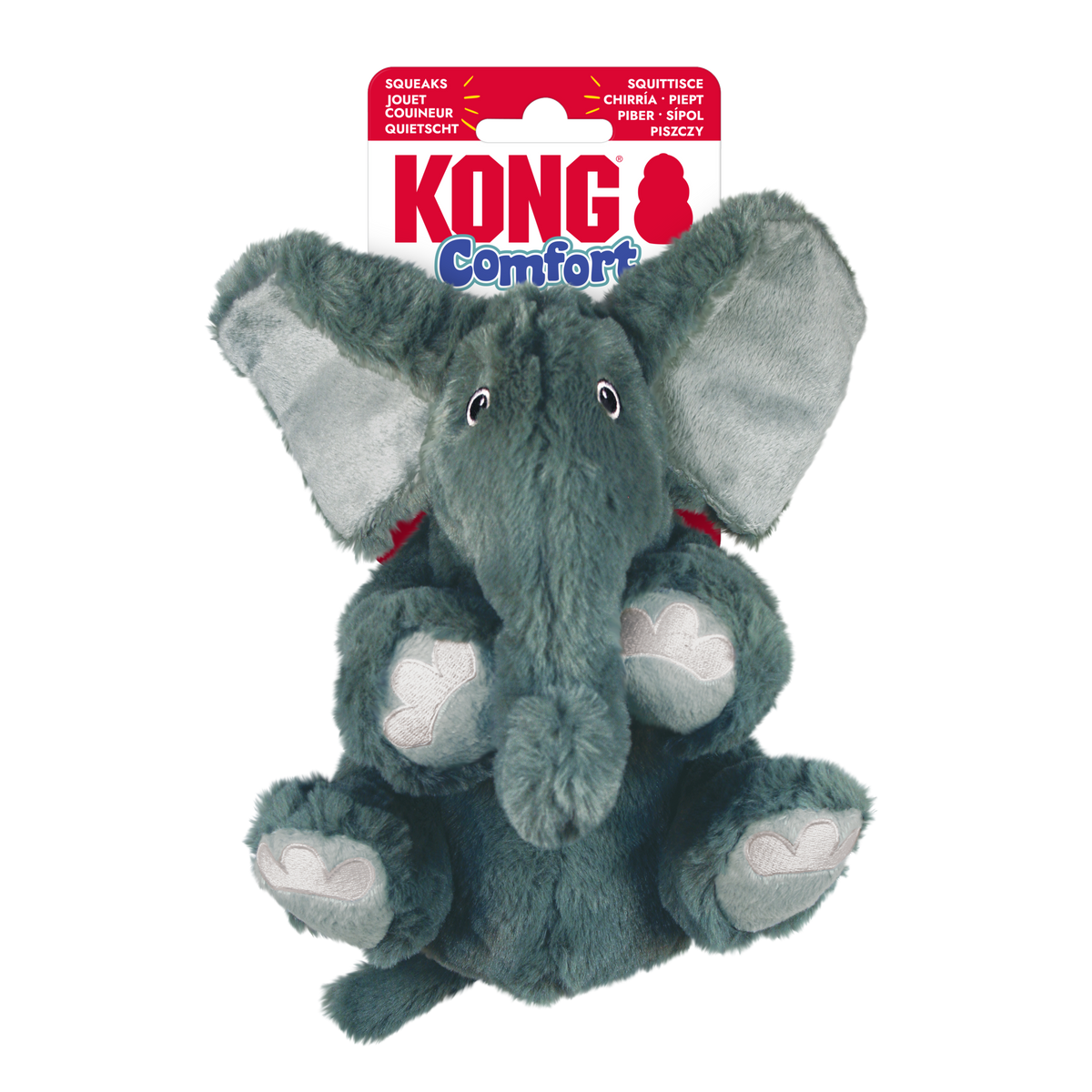 KONG Comfort Kiddos Elephant X-Small, in packaging