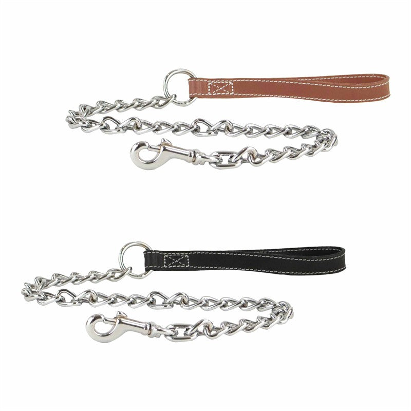 Ancol Extra Heavy Chain Lead Tan 50cm 